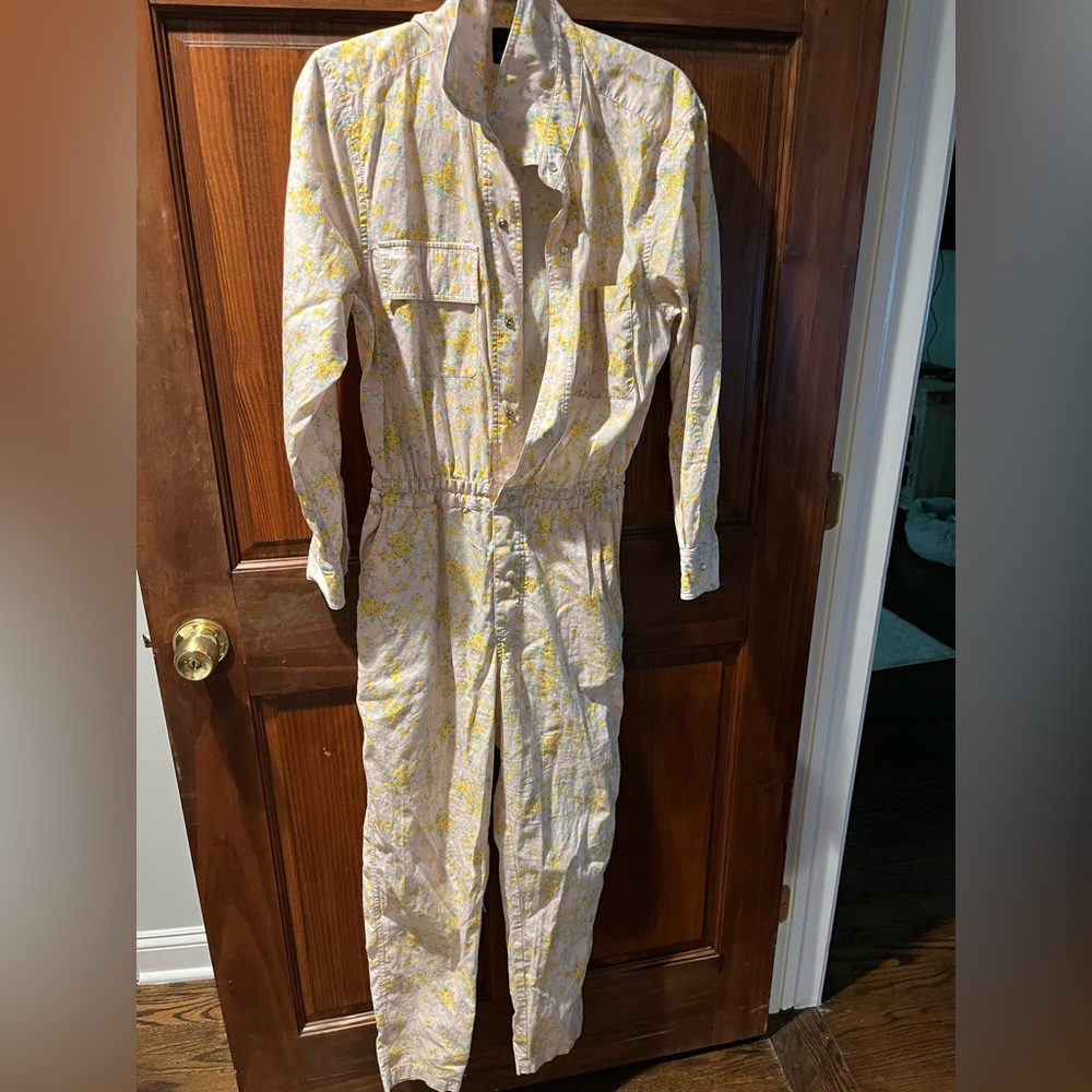 Cynthia Rowley light floral jumpsuit